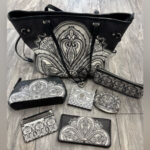 Brighton handbag with matching wallet and accessories